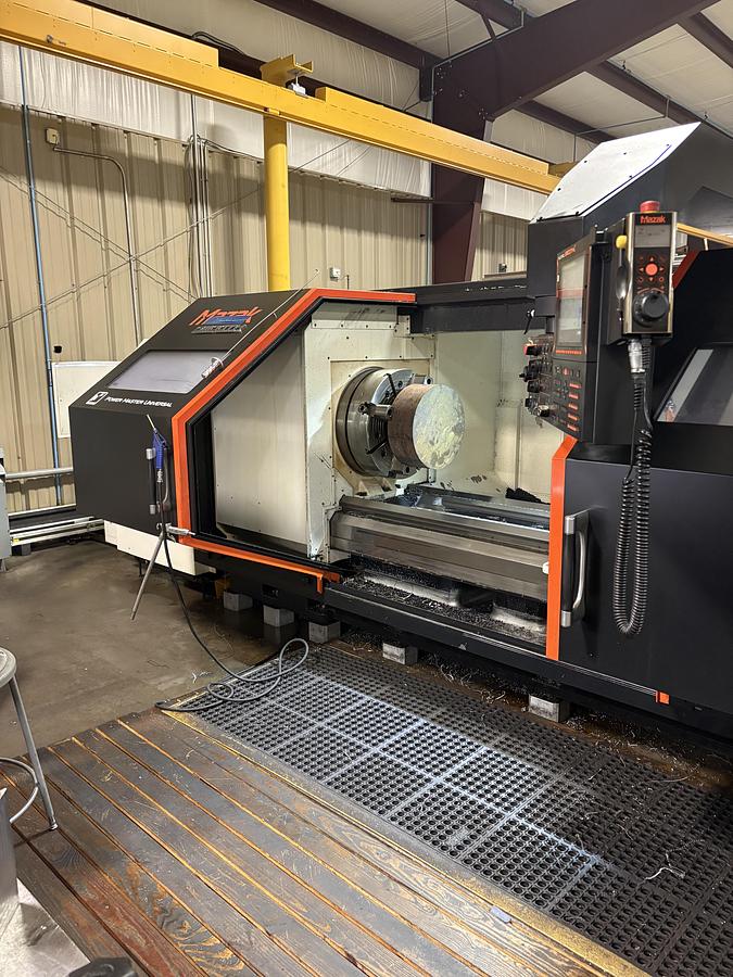 Used 2020 Mazak Powermaster Universal/3000 CNC Hollow Spindle Lathe with 10.2" Bore