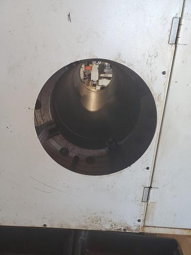 Used Used 2018 Megabore PA40x3mx14″ Hollow Spindle Engine Lathe, Like NEW Condition
