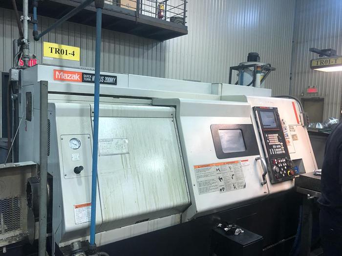 Used Used 2005 Mazak QTN 200MY CNC Lathe
