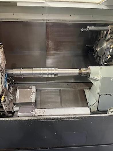 Used Used 2007 Mazak QTN 350 II-1500 CNC Machine with Steadyrest