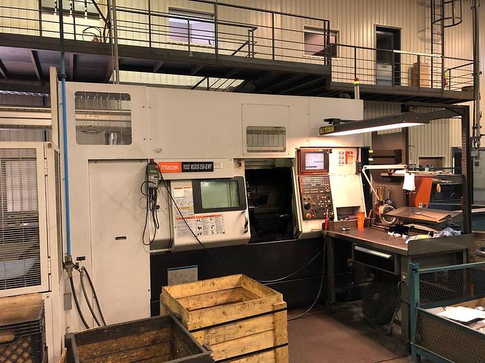 Used Used 2010 Mazak QTN 250MY2 with GL 100F, 6 Pallet Gantry CNC Lathe
