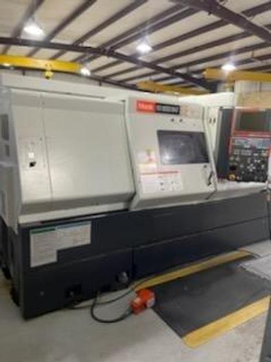 Used Used 2007 Mazak QTN 350 II-1500 CNC Machine with Steadyrest