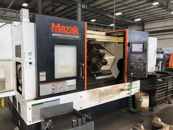 Used Used 2014 Mazak QTN 350IIMY CNC Multi Tasking Lathe
