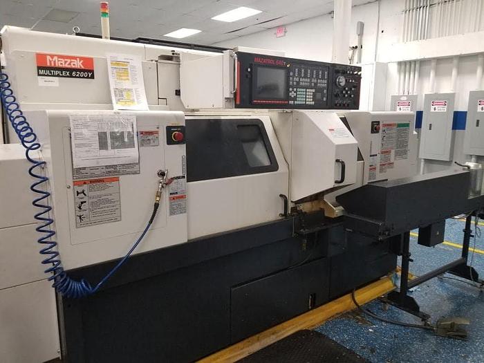 Used Used 2006 Mazak Multiplex 6200YB with Barfeeder