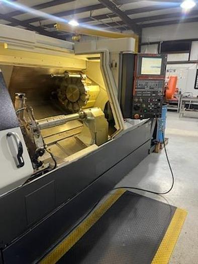 Used Used 2007 Mazak QTN 350 II-1500 CNC Machine with Steadyrest