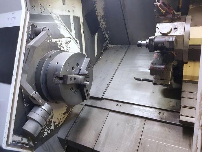 Used Used 2011 Mazak QTN 450IIM x 40″ CNC Lathe with 21″ Hyd. Chuck and 6.5″ Thru Hole