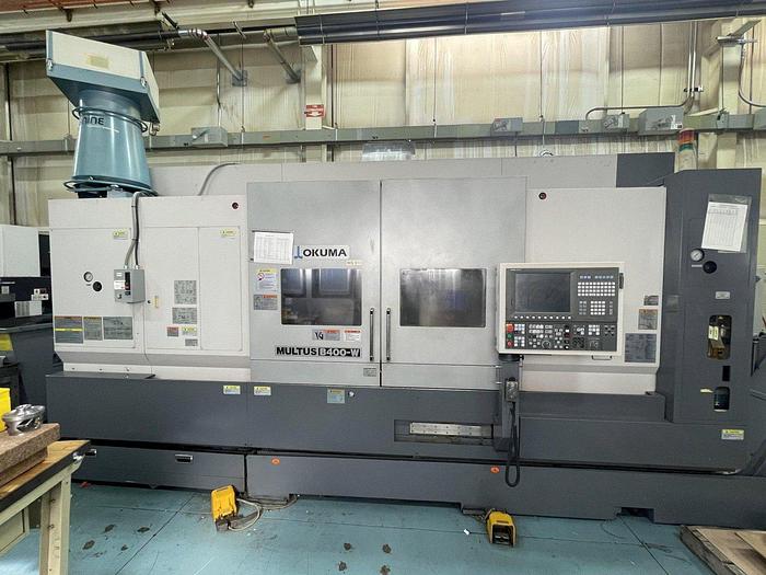 Used 2008 Okuma Multus B400W Multi-Tasking CNC Lathes