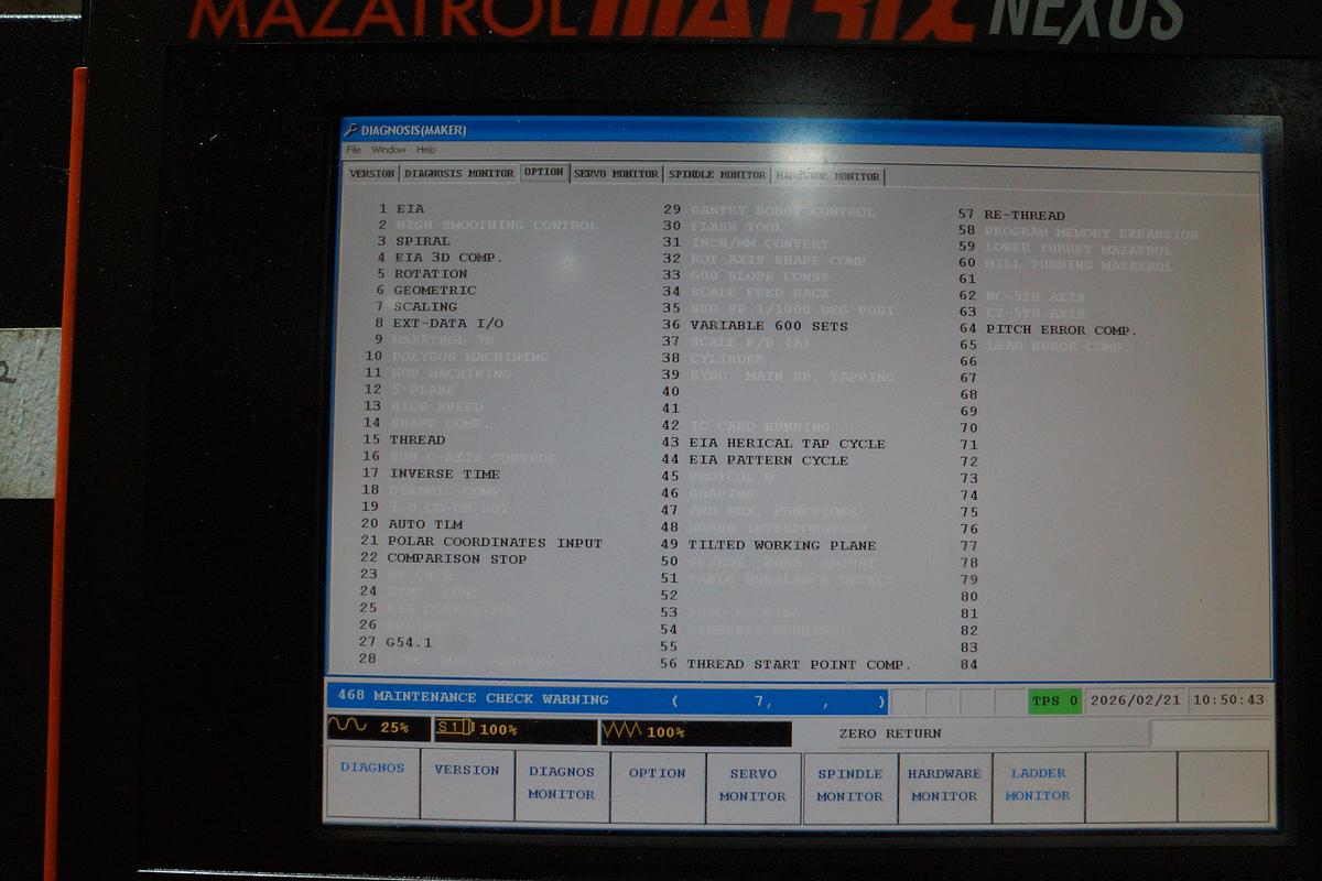 Used 2007 Mazak QTN 450II x 80″ CNC Lathe