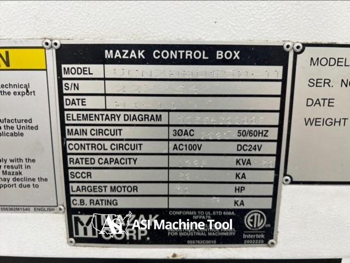 Used 2011 Mazak VCN 700D / 50II with 4th Axis Table