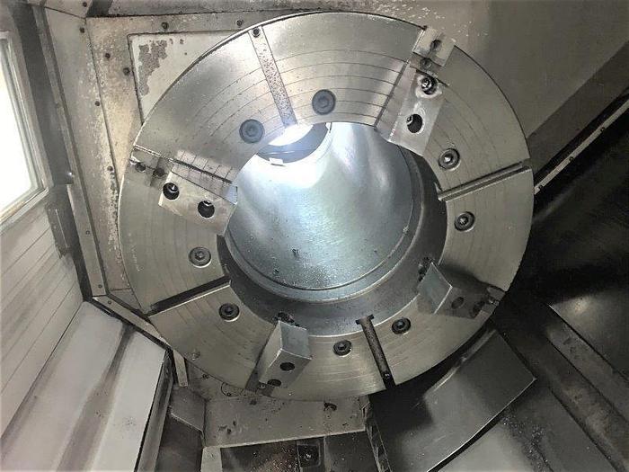 Used USED 2007 MAZAK SLANT TURN 80NR 22″ BIG BORE CHUCKER CNC LATHE