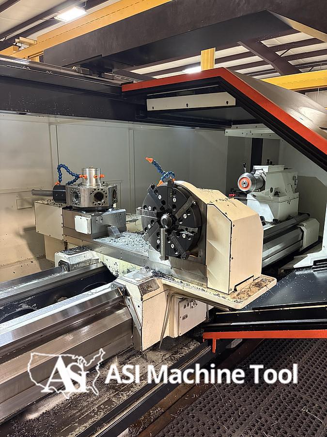 Used 2018 Mazak Powermaster Universal/3000 CNC Hollow Spindle Lathe with 12.5" Bore