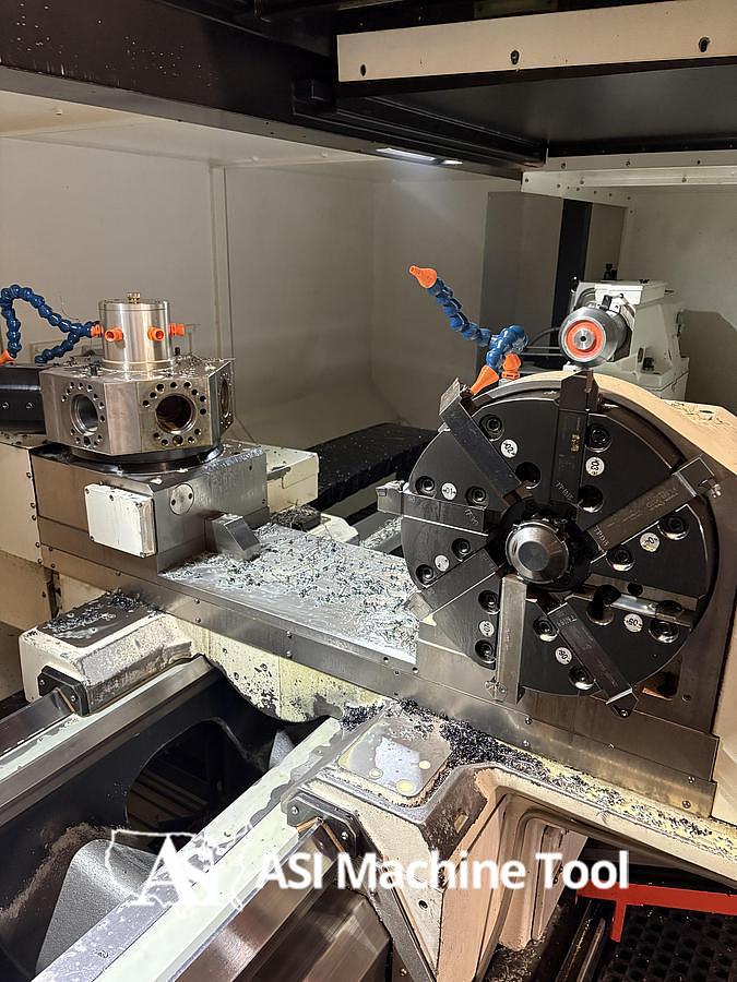 Used 2018 Mazak Powermaster Universal/3000 CNC Hollow Spindle Lathe with 12.5" Bore