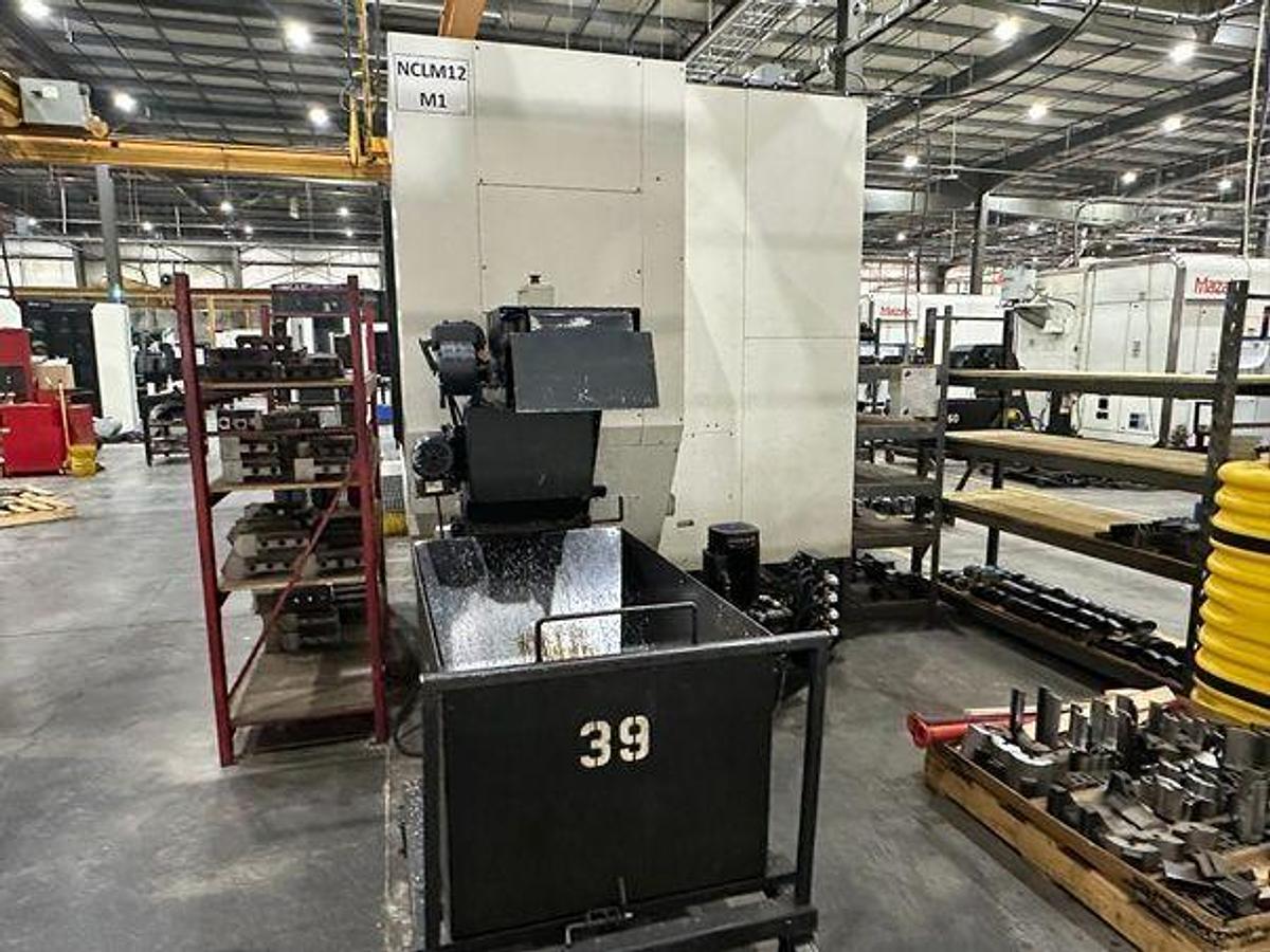 Used 2012 Mazak Cybertech Turn 5500M with 14.75″ Bore Multi-Tasking CNC Lathe for Oil Industry