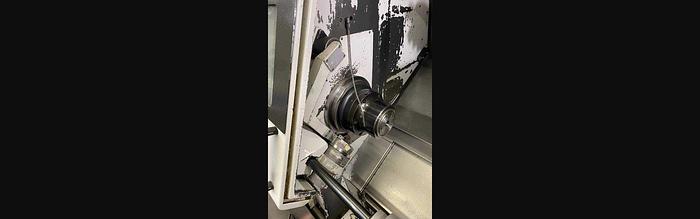 Used Used 2010 Mazak QTN 100MSY Multi-Tasking CNC Lathe with ATSML-565 Barfeed