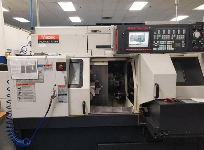 Used Used 2006 Mazak Multiplex 6200YB with Barfeeder