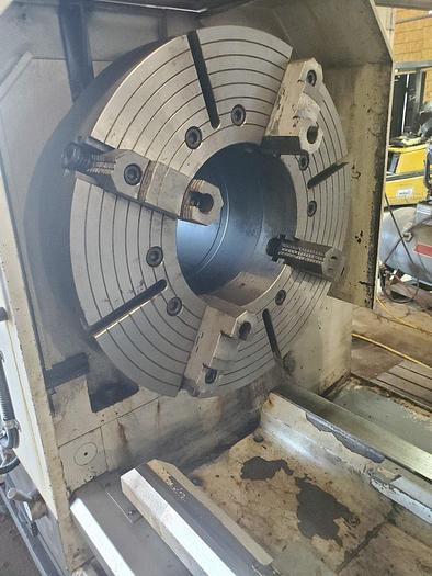 Used Used 2018 Megabore PA40x3mx14″ Hollow Spindle Engine Lathe, Like NEW Condition