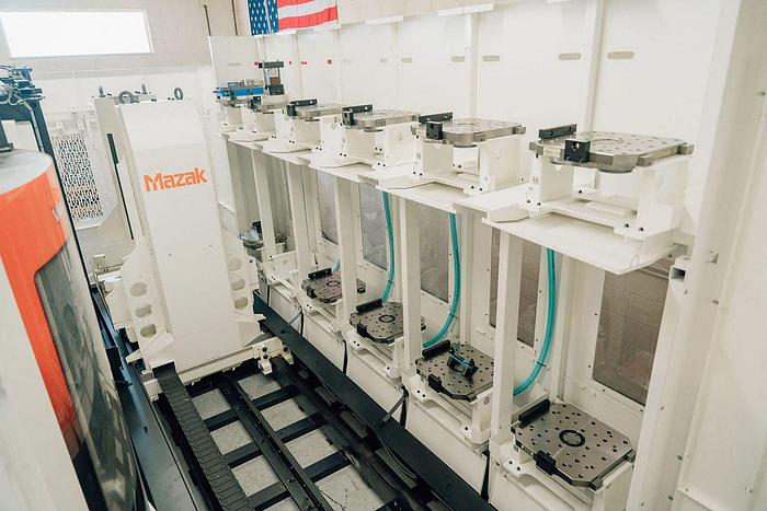 Used 2022 Mazak Variaxis i-600 CNC Vertical Machining Centers, 5th Axis Trunnion Table/ B Axis, 12 Palletech