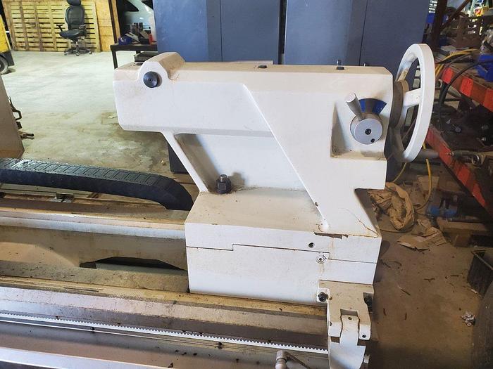 Used Used 2018 Megabore PA40x3mx14″ Hollow Spindle Engine Lathe, Like NEW Condition