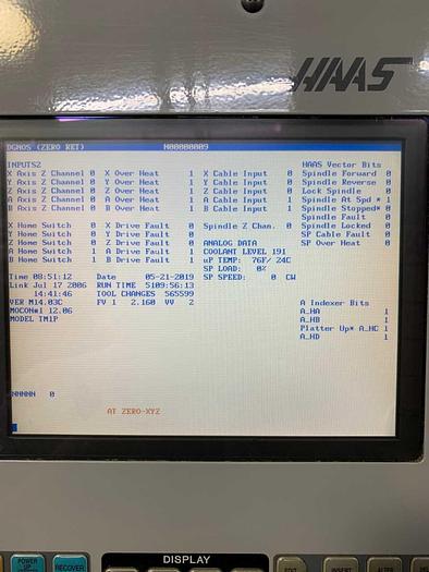 Used Used 2006 Haas TM-1P Vertical Machining Center