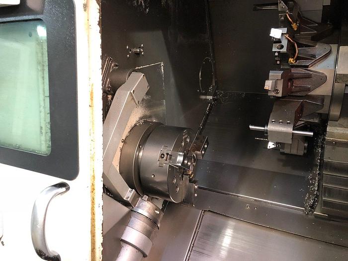 Used Used 2010 Mazak QTN 250MY2 with GL 100F, 6 Pallet Gantry CNC Lathe
