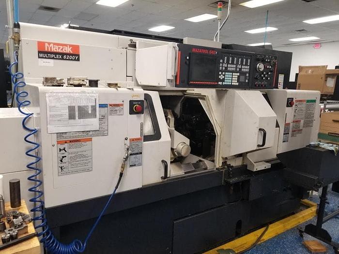 Used Used 2006 Mazak Multiplex 6200YB with Barfeeder
