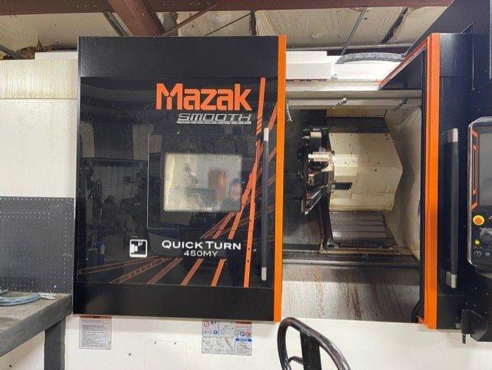 Used Used 2019 Mazak QTN 450IIMY / 2000 CNC Lathe, with ONLY 104 HOURS