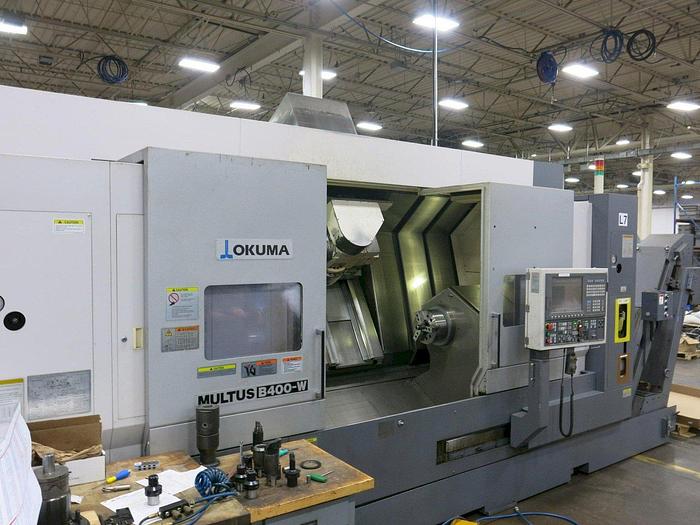 Used Used 2011 Okuma Multus B-400 W 1500 Multi Axis CNC Lathe