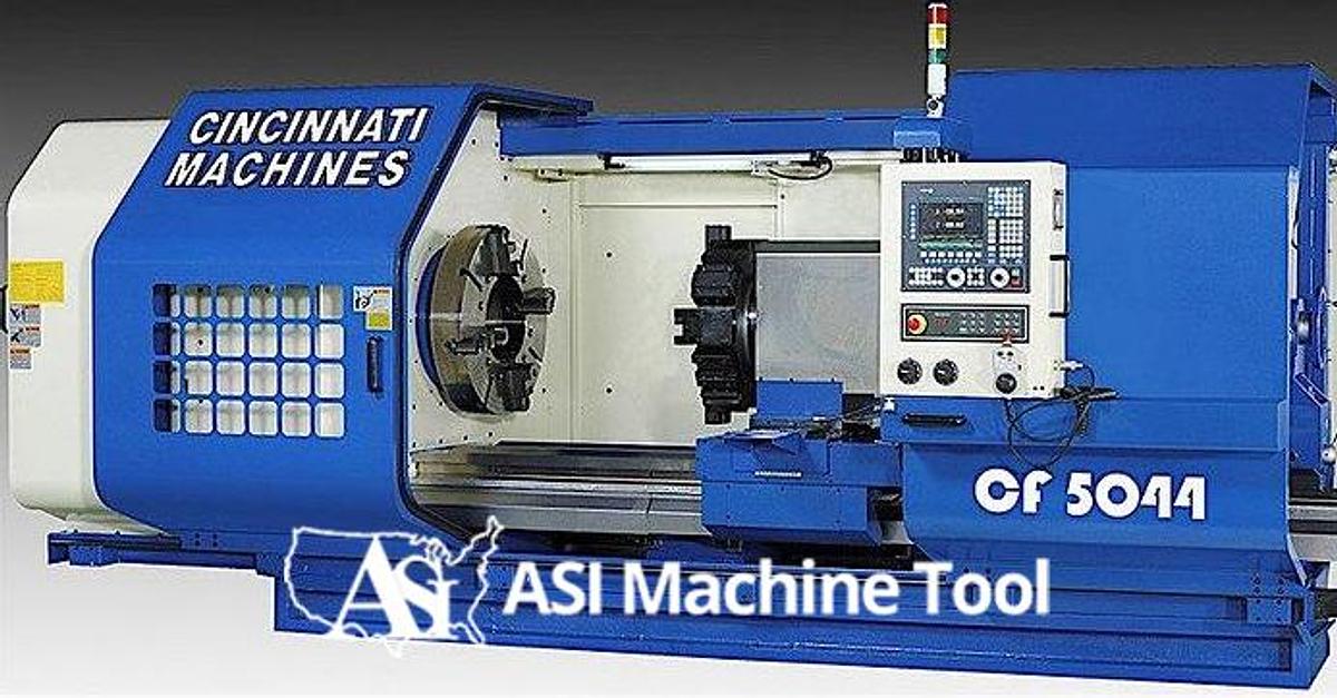Used 2018 Cincinnati Machines CF 5044 Series Heavy-Duty Flat Bed CNC Lathe