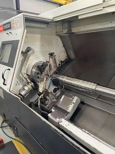 Used Used 2007 Mazak QTN 350 II-1500 CNC Machine with Steadyrest