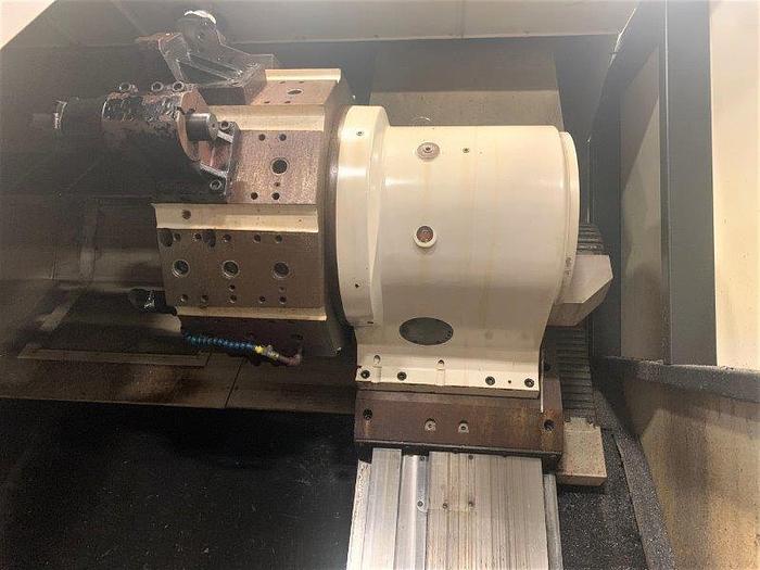 Used USED 2007 MAZAK SLANT TURN 80NR 22″ BIG BORE CHUCKER CNC LATHE