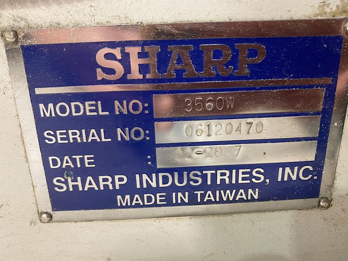 Used Sharpe Big Spindle Bore Precision Lathe Model 3560W