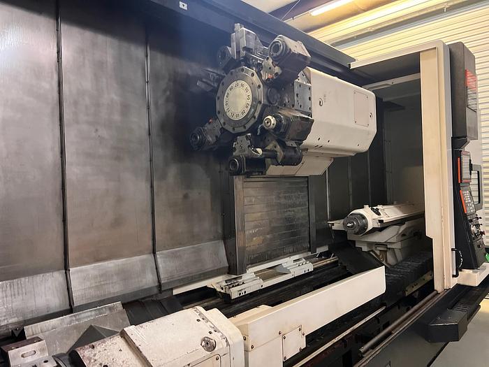 Used 2007 Mazak Cybertech 4500MT x 120" Multi-Tasking CNC Lathe w/ 10.5" Bore