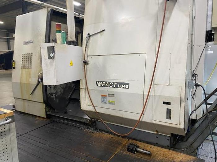 Used 2005 Okuma Impact LU 45 4-Axis Chucker