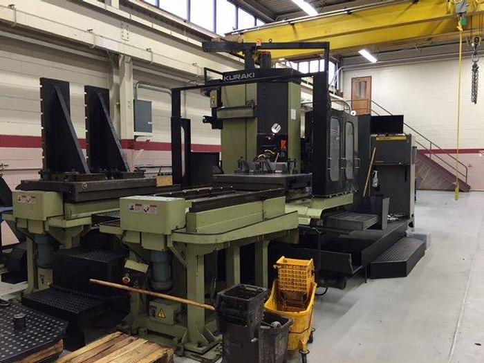 Used Used Kuraki KBT-10DX-ANP 2 pallet 3.94″Bar Table Type CNC HBM