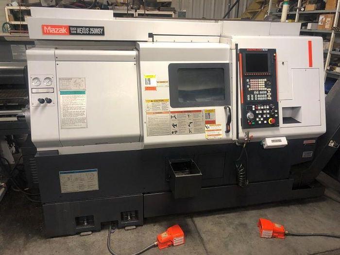 Used Used 2005 Mazak QTN 250MSY CNC Lathe