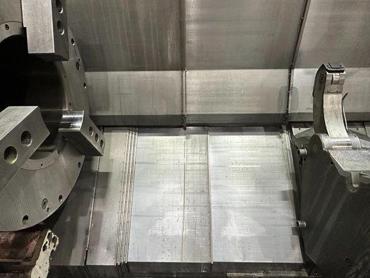 Used 2012 Mazak Cybertech Turn 5500M with 14.75″ Bore Multi-Tasking CNC Lathe for Oil Industry