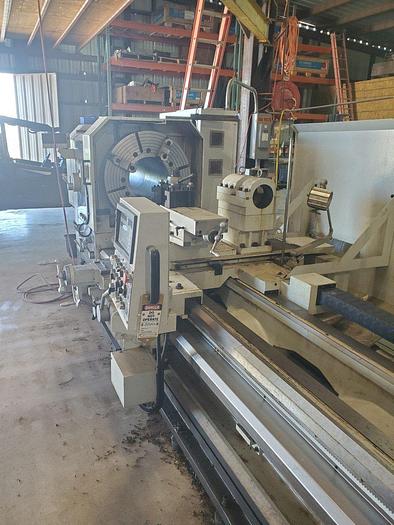 Used Used 2018 Megabore PA40x3mx14″ Hollow Spindle Engine Lathe, Like NEW Condition