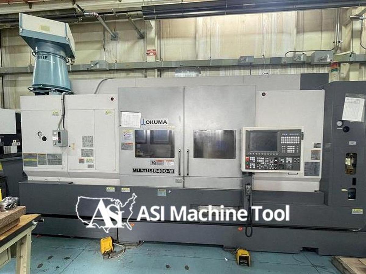 Used 2008 Okuma Multus B400W Multi-Tasking CNC Lathes