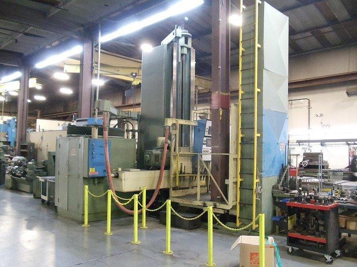 Used Lucas HBM, 120 x 120” 6” Bar Boring Mill W/ 50” 4th.axis table