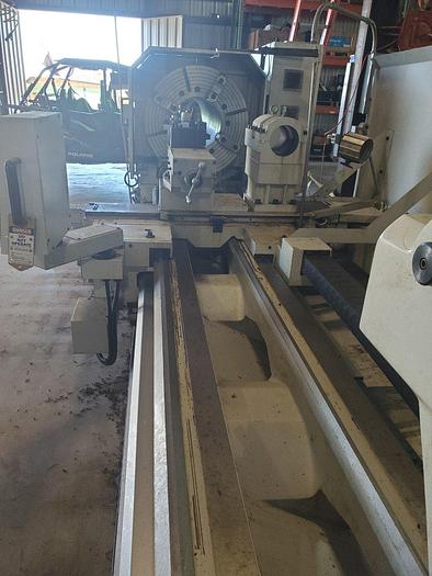 Used Used 2018 Megabore PA40x3mx14″ Hollow Spindle Engine Lathe, Like NEW Condition