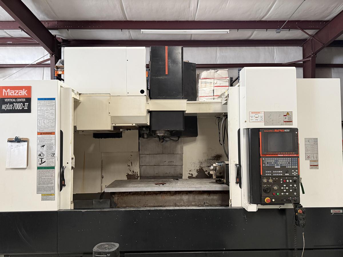 Used 2011 Mazak VCN 700D / 50II with 4th Axis Table