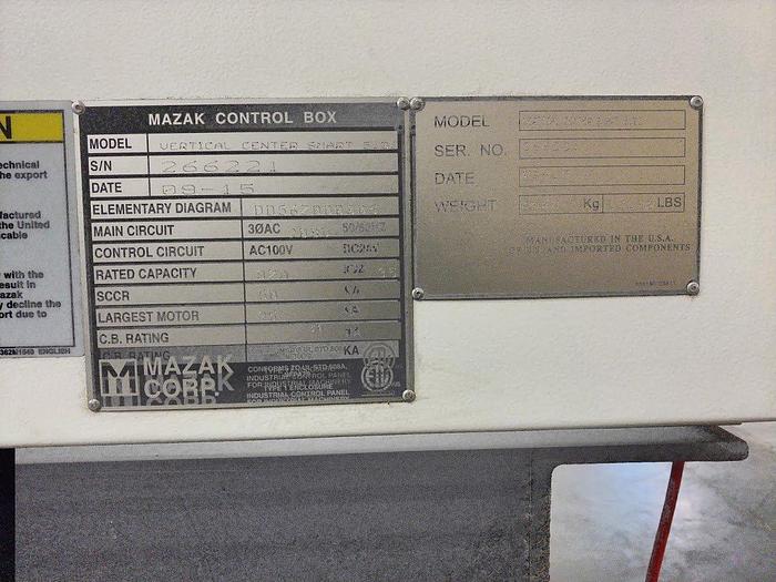 Used Used 2015 Mazak VC Smart 510C Vertical Machining Center