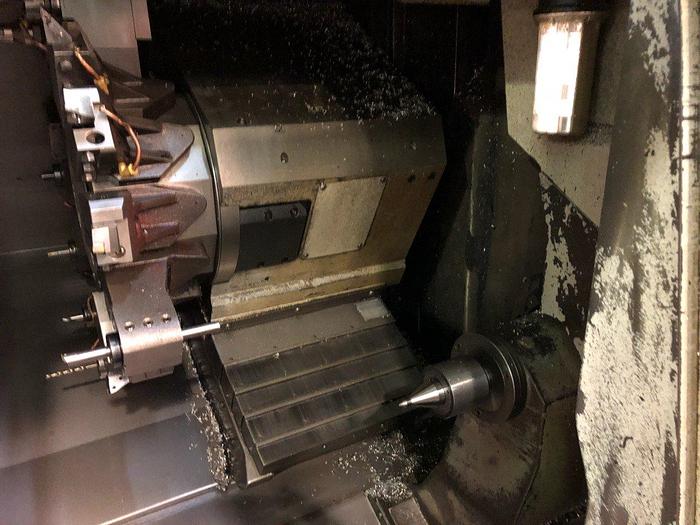 Used Used 2010 Mazak QTN 250MY2 with GL 100F, 6 Pallet Gantry CNC Lathe