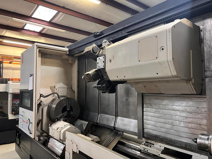 Used 2007 Mazak Cybertech 4500MT x 120" Multi-Tasking CNC Lathe w/ 10.5" Bore