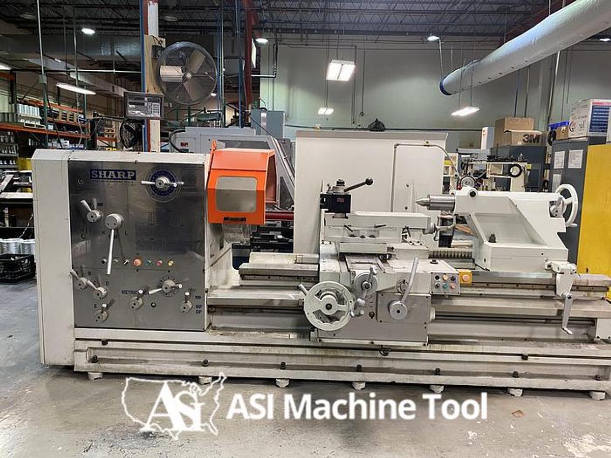 Used Sharpe Big Spindle Bore Precision Lathe Model 3560W