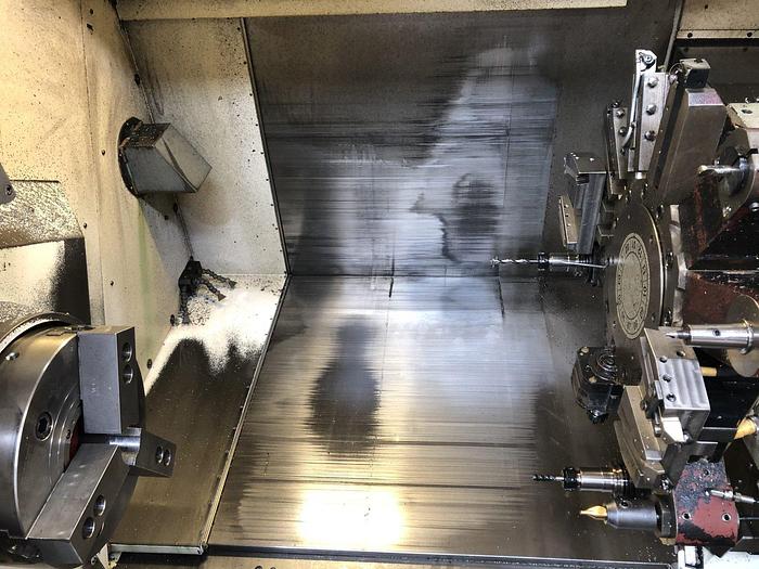 Used Used 2014 Mazak QTN 350IIMY CNC Multi Tasking Lathe
