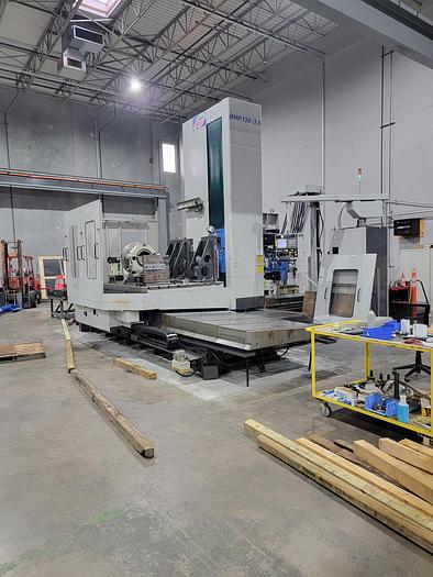 Used 2012 SNK BHP 130 3.5 CNC TABLE TYPE 4 AXIS HORIZONTAL BORING MILL