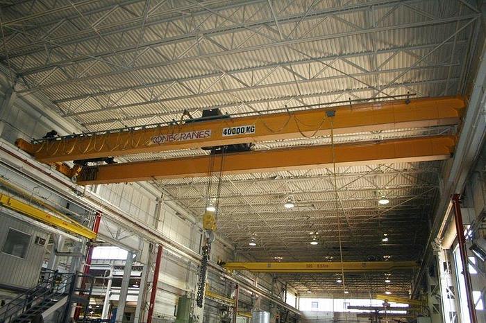 Used 2010 KONE CXT700 40 TON x 52′ OVERHEAD CRANE