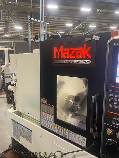 Used USED 2013 Mazak Quick Turn Nexus 250MSY Multi Tasking CNC Lathe