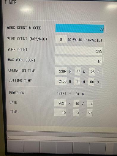 Used Used 2012 Mori-Seiki SL 603B / 4000 with 2150 Total Cut Hours